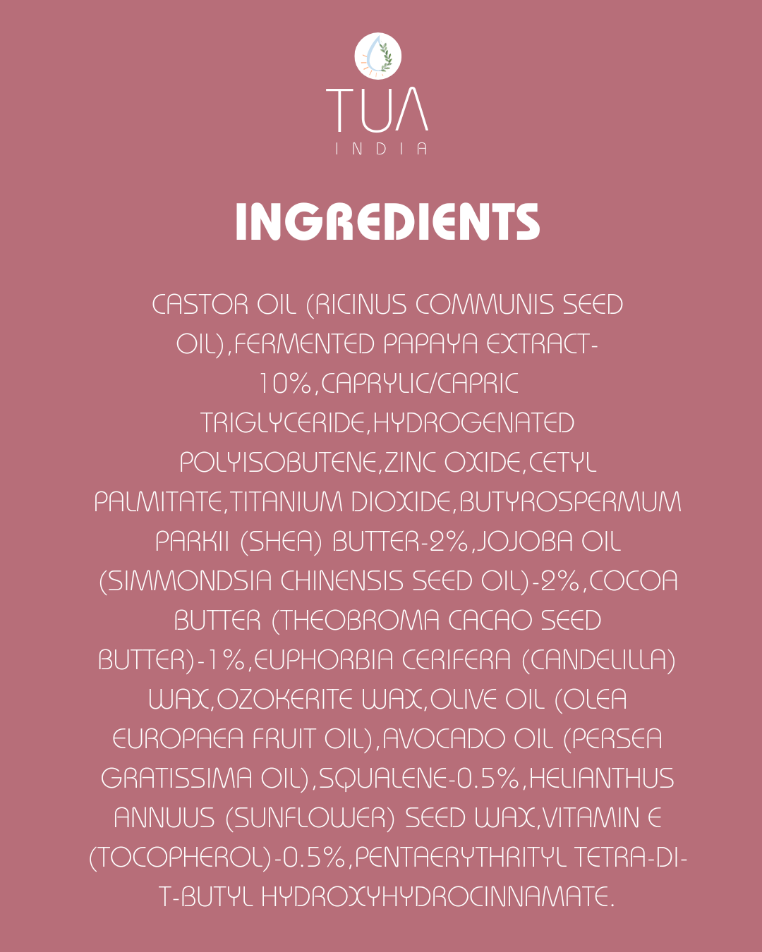 Moisturising lip balm